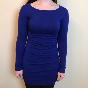 Express Sweater Dress Blue